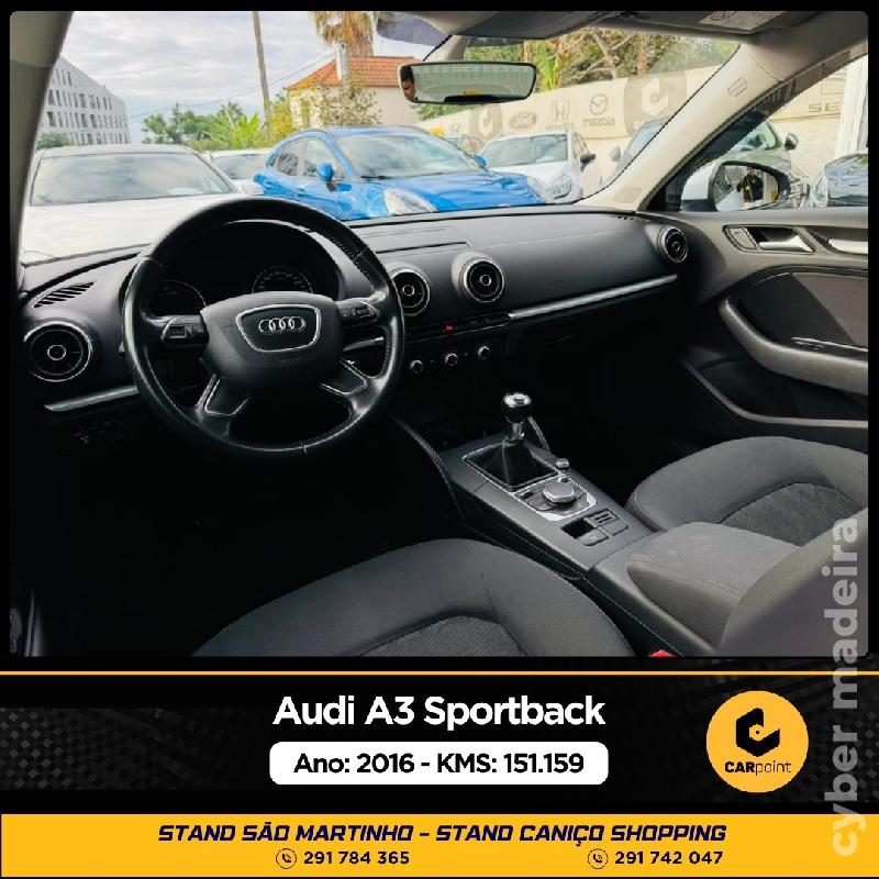 AUDI A3 Sportback 1.6cc TDi 110cv Gasóleo