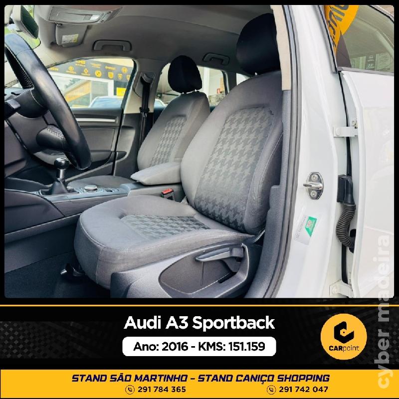 AUDI A3 Sportback 1.6cc TDi 110cv Gasóleo
