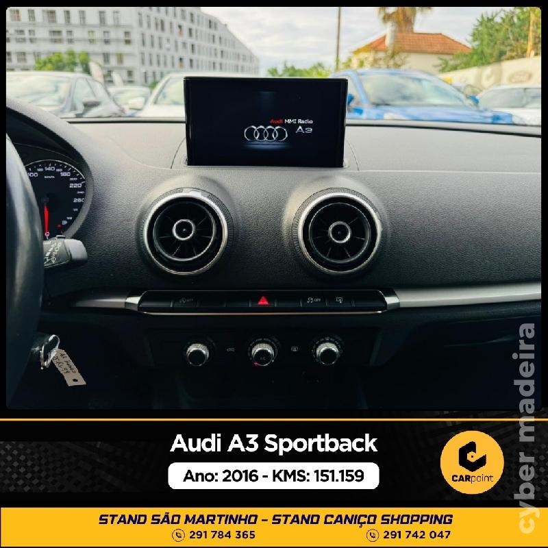 AUDI A3 Sportback 1.6cc TDi 110cv Gasóleo