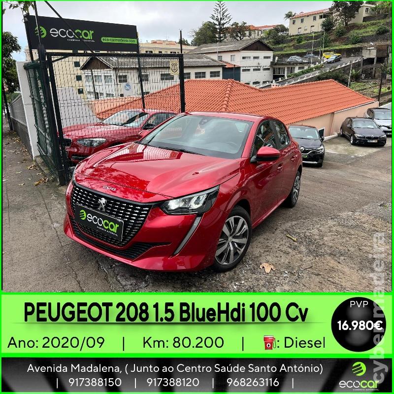 PEUGEOT 208 1.5 BlueHDI 100 cv Gasóleo