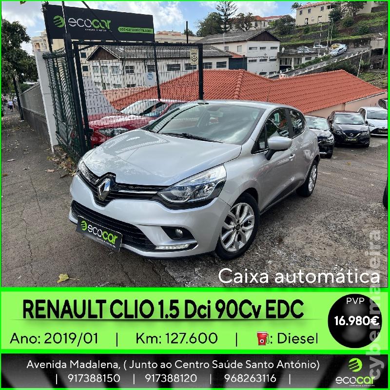 RENAULT CLIO 1.5 DCI 90 cv - CAIXA AUTOMÁTICA Gasóleo
