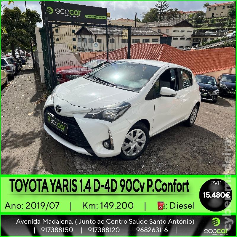 TOYOTA YARIS 1.4 D-4D 90 cv Gasóleo