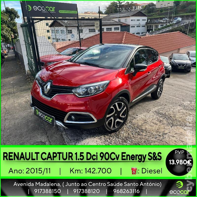 RENAULT CAPTUR 1.5 DCI 90 cv Gasóleo