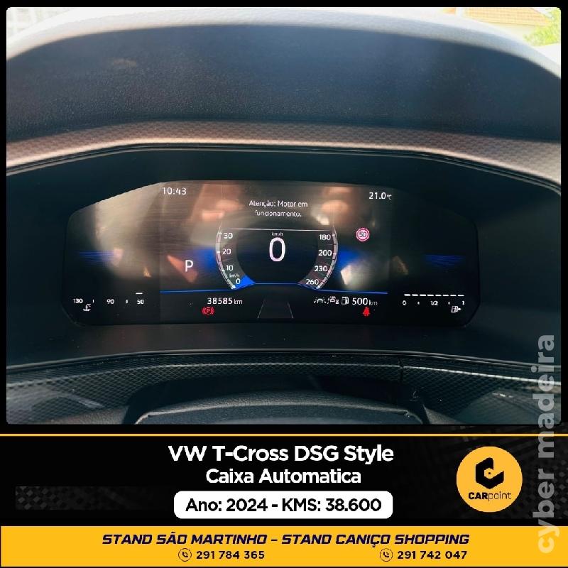 VOLKSWAGEN T-CROSS DSG Style Automático 1.0cc TSi 110cv Gasolina