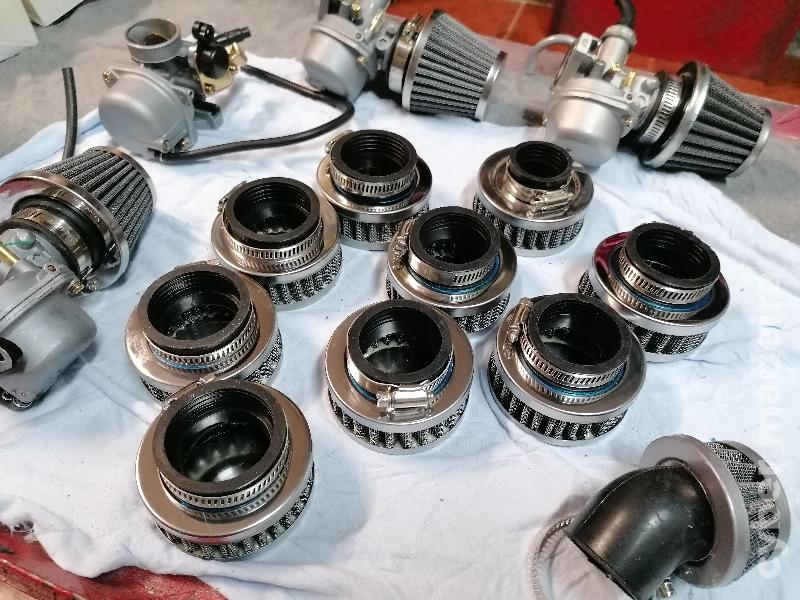 Carburadores e filtros novos