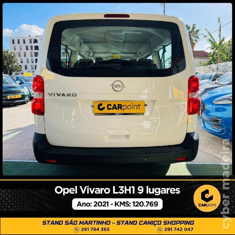 OPEL VIVARO L3H1 9 lugares 1.5cc 120cv Gasóleo