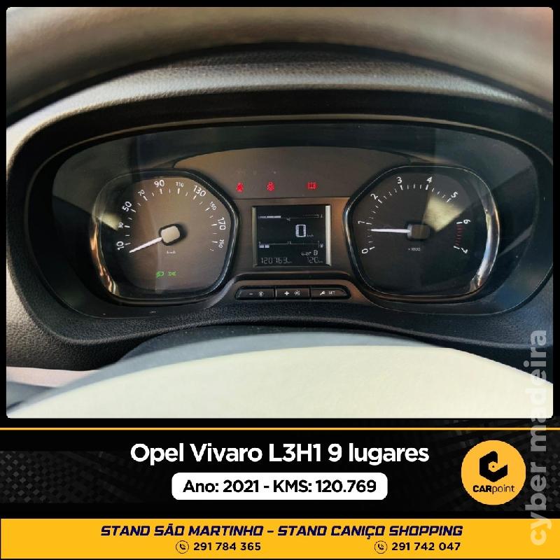 OPEL VIVARO L3H1 9 lugares 1.5cc 120cv Gasóleo