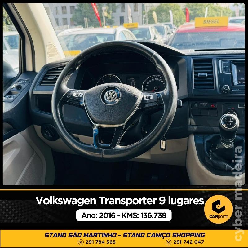 VOLKSWAGEN TRANSPORTER 2.0cc TDi 102cv 9 LUGARES Gasóleo