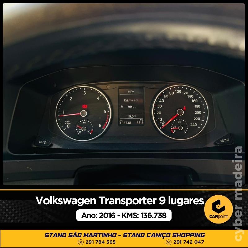 VOLKSWAGEN TRANSPORTER 2.0cc TDi 102cv 9 LUGARES Gasóleo