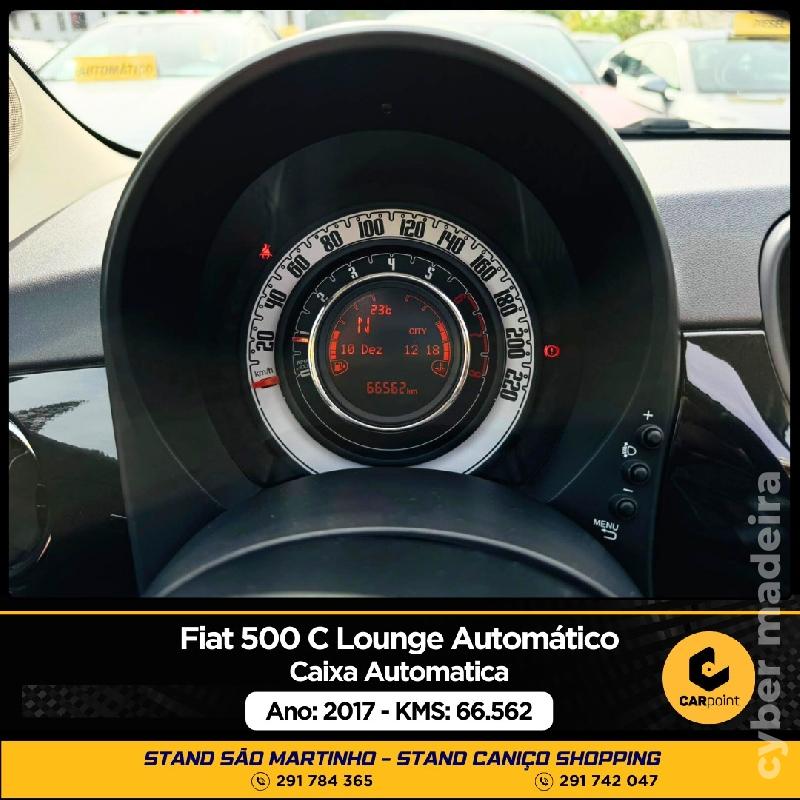 FIAT 500C Lounge Automático 1.2cc 69cv Gasolina