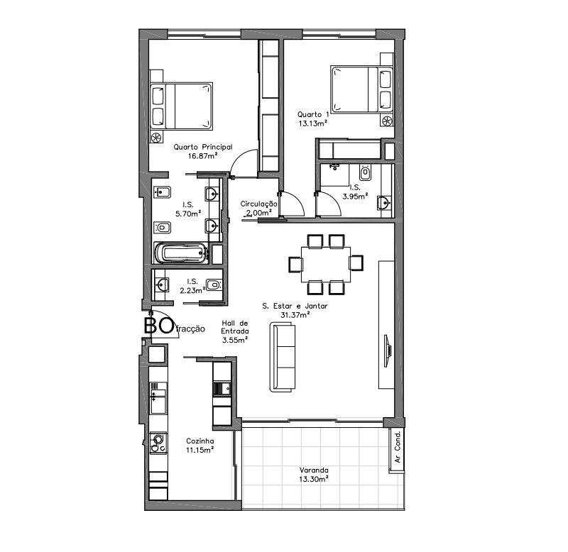 Apartamento T2 para Venda