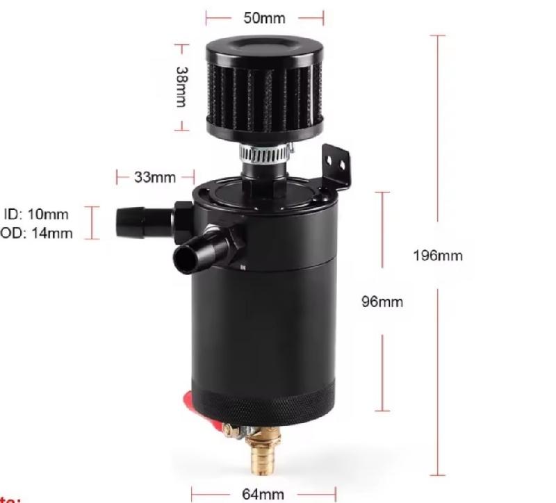 Oil catch can (reservatorio de oleo)