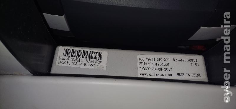 Cadeira Auto 0-25kg Chicco