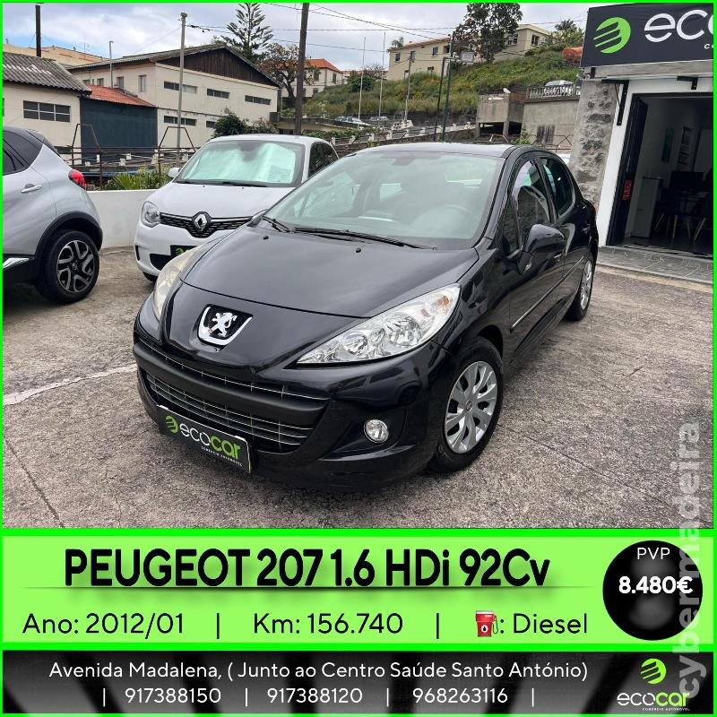 PEUGEOT 207 1.6 HDI 92 cv Gasóleo