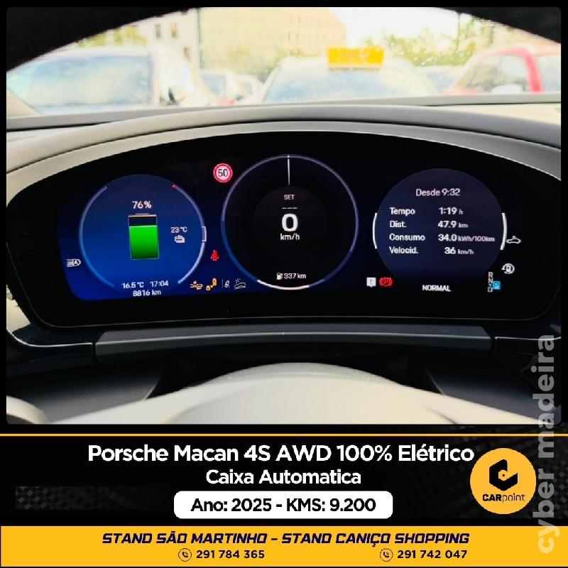 PORSCHE MACAN Porsche Macan 4S AWD 100% Elétrico Automático Eléctrico