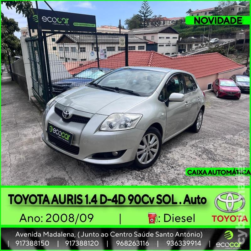 TOYOTA AURIS 1.4 D-4D 90 cv - CAIXA AUTOMÁTICA Gasóleo