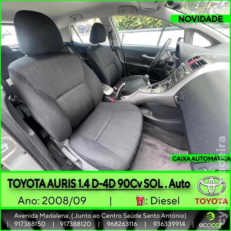 TOYOTA AURIS 1.4 D-4D 90 cv - CAIXA AUTOMÁTICA Gasóleo