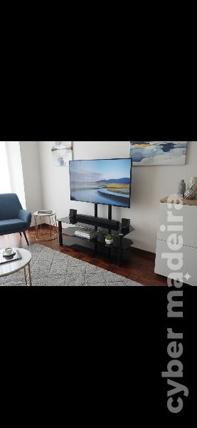 Mesa vidro suporte tv