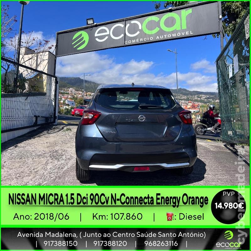 NISSAN MICRA 1.5 DCI 90 CV N-CONNECTA ENERGY ORANGE Gasóleo
