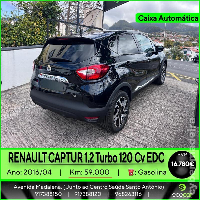 RENAULT CAPTUR 1.2 Turbo 120 cv - CAIXA AUTOMÁTICA Gasolina