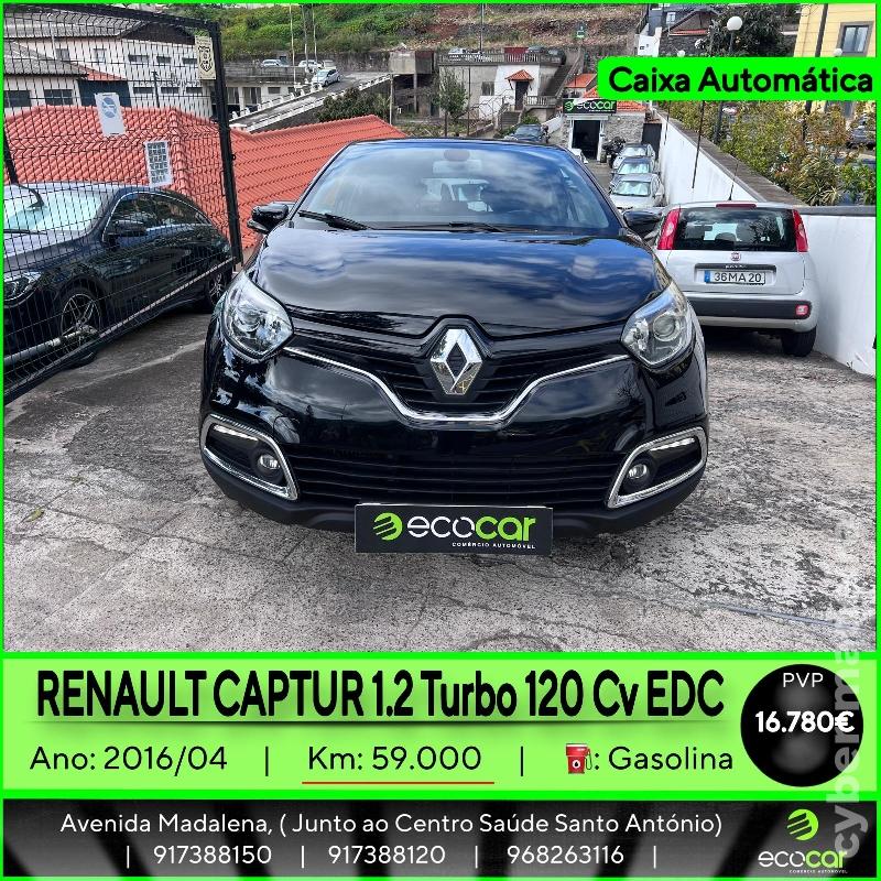 RENAULT CAPTUR 1.2 Turbo 120 cv - CAIXA AUTOMÁTICA Gasolina