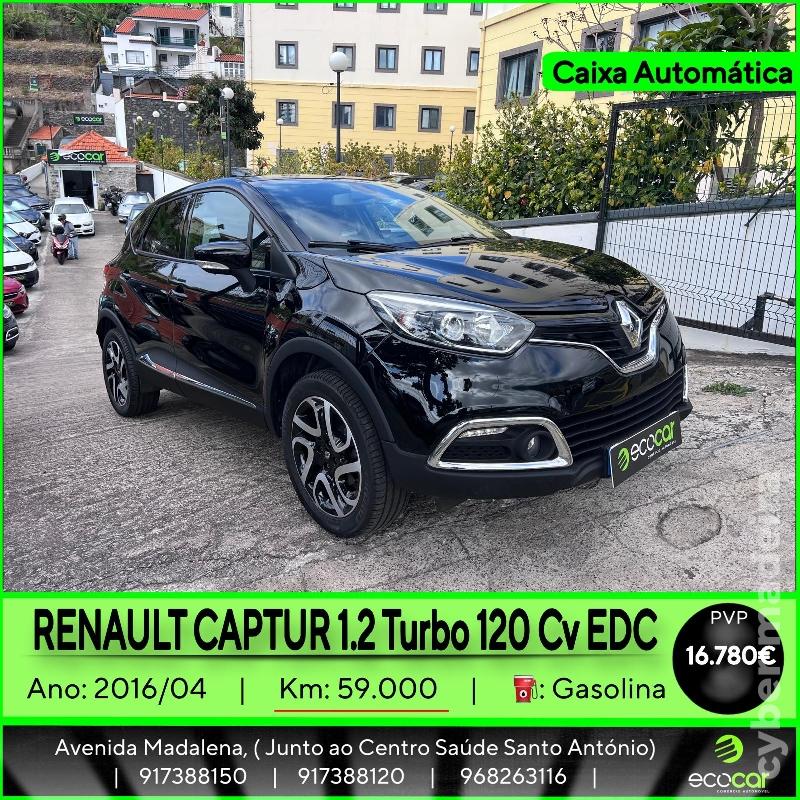 RENAULT CAPTUR 1.2 Turbo 120 cv - CAIXA AUTOMÁTICA Gasolina