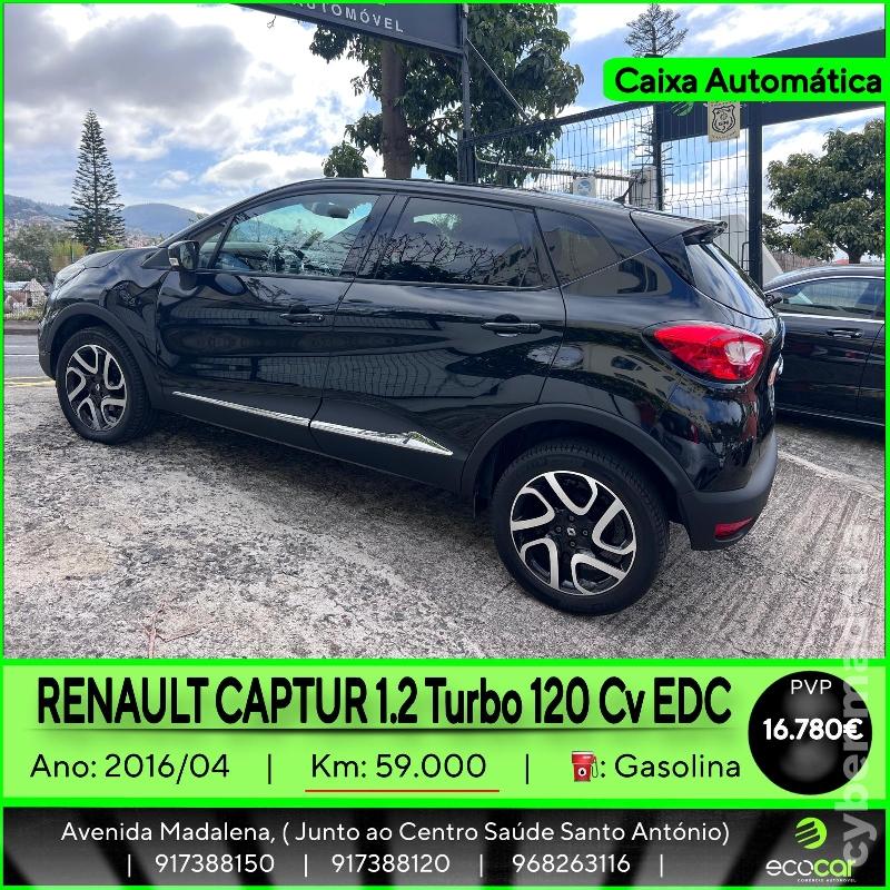 RENAULT CAPTUR 1.2 Turbo 120 cv - CAIXA AUTOMÁTICA Gasolina