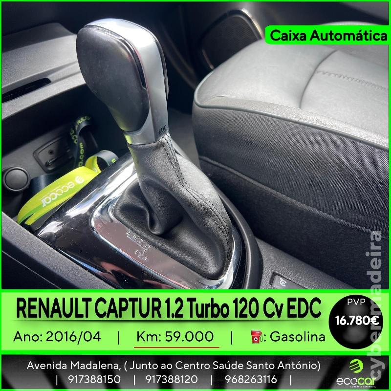 RENAULT CAPTUR 1.2 Turbo 120 cv - CAIXA AUTOMÁTICA Gasolina