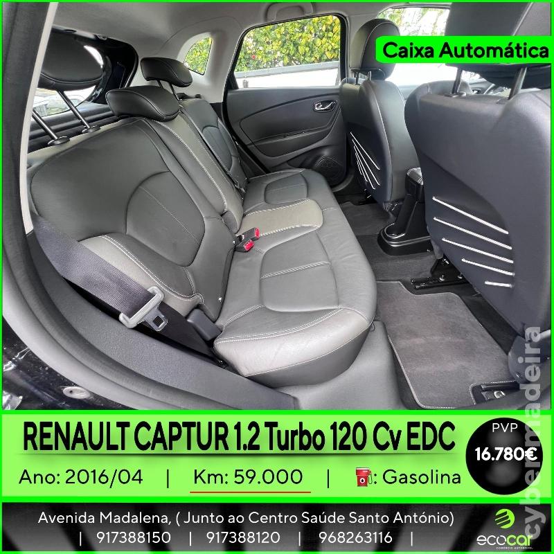 RENAULT CAPTUR 1.2 Turbo 120 cv - CAIXA AUTOMÁTICA Gasolina