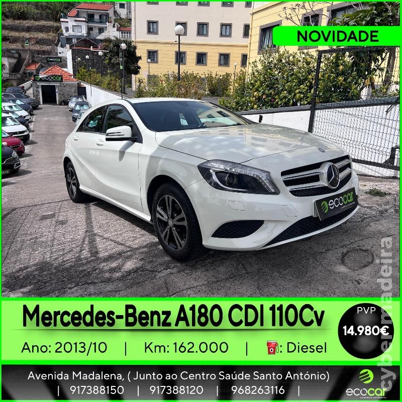 MERCEDES A 180 CDI 110 cv Gasóleo