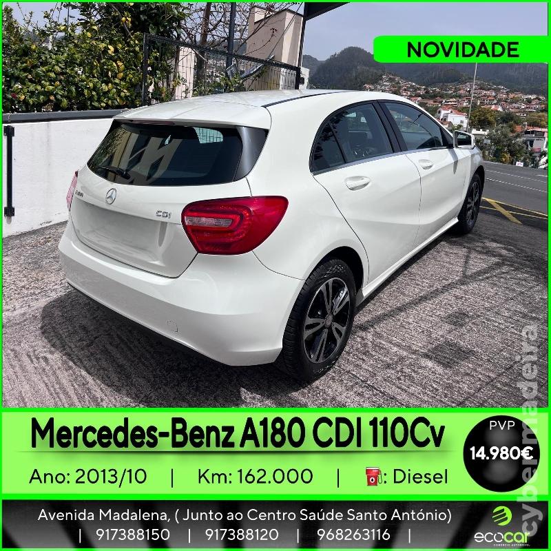 MERCEDES A 180 CDI 110 cv Gasóleo