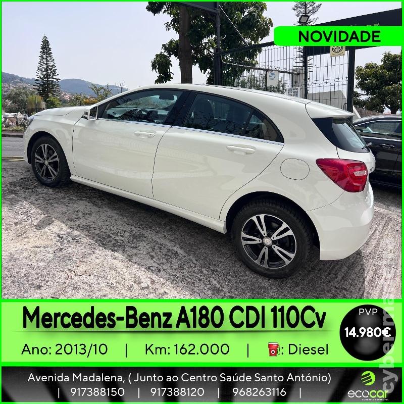 MERCEDES A 180 CDI 110 cv Gasóleo