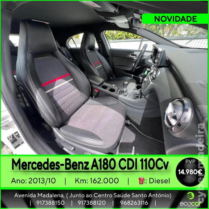 MERCEDES A 180 CDI 110 cv Gasóleo