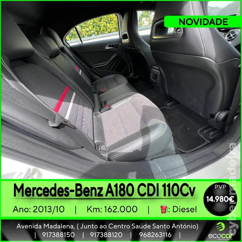 MERCEDES A 180 CDI 110 cv Gasóleo