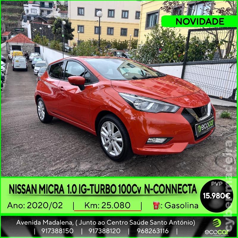 NISSAN MICRA 1.0 IG-Turbo 100 cv N-Connecta Gasolina