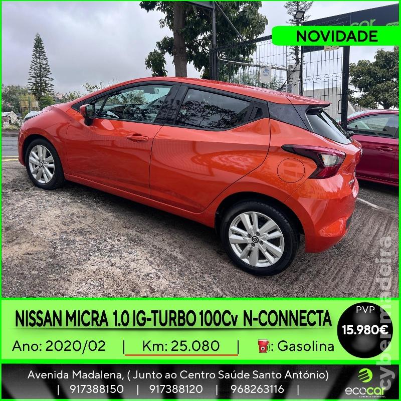 NISSAN MICRA 1.0 IG-Turbo 100 cv N-Connecta Gasolina