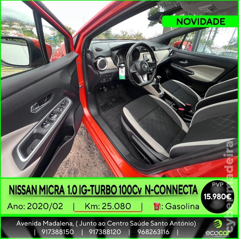 NISSAN MICRA 1.0 IG-Turbo 100 cv N-Connecta Gasolina
