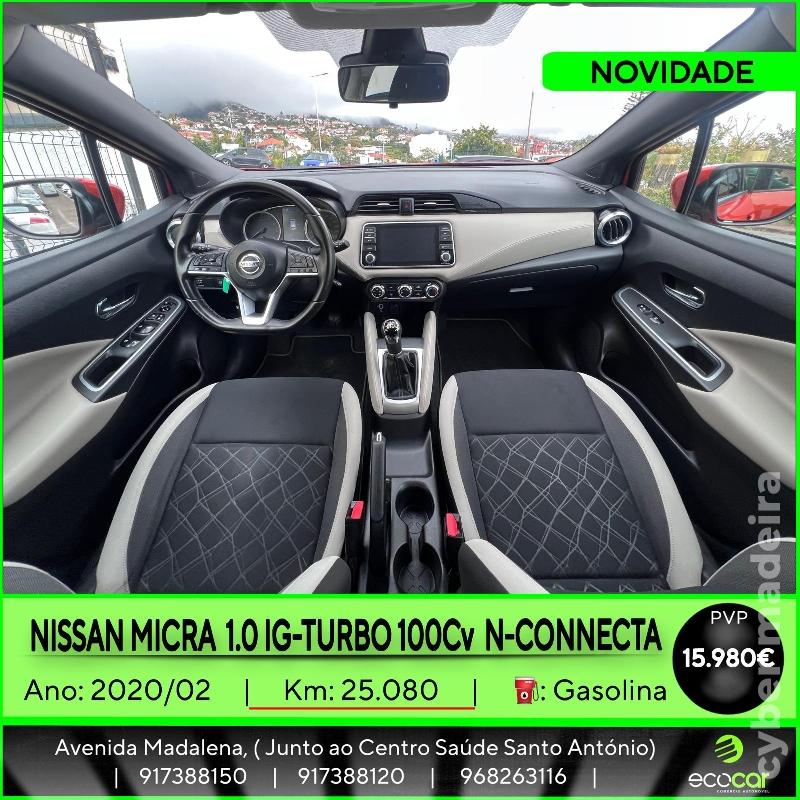 NISSAN MICRA 1.0 IG-Turbo 100 cv N-Connecta Gasolina