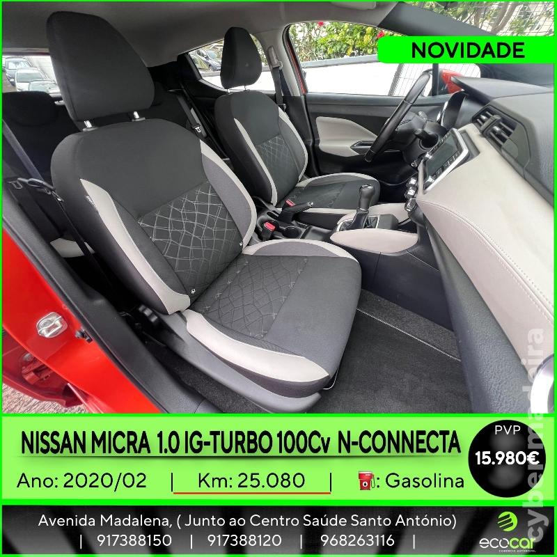 NISSAN MICRA 1.0 IG-Turbo 100 cv N-Connecta Gasolina