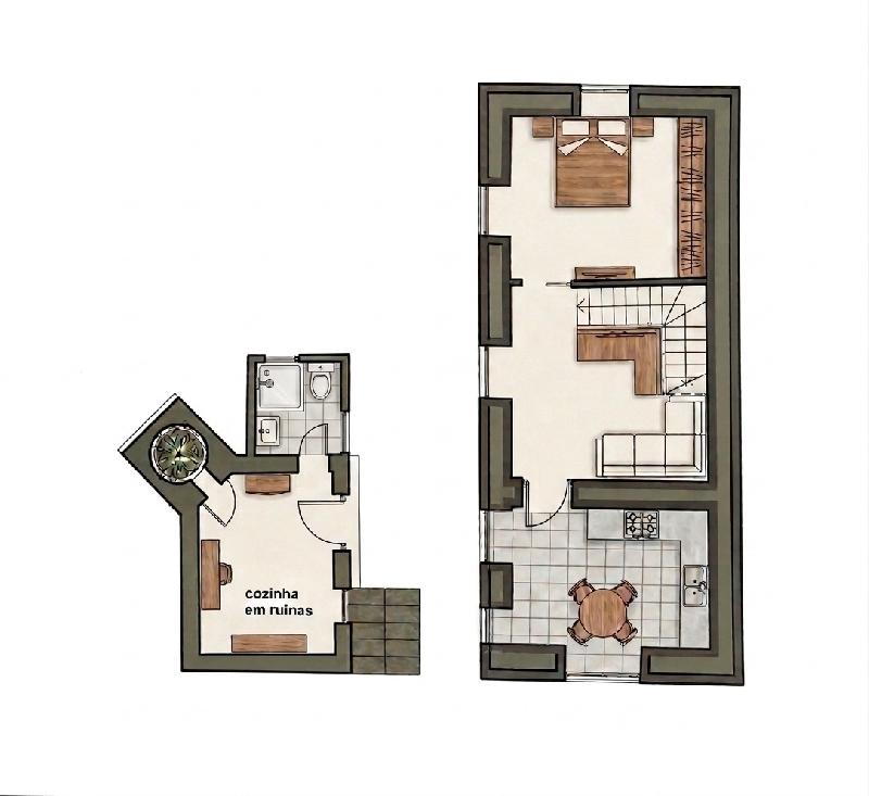 Moradia T2 para Venda