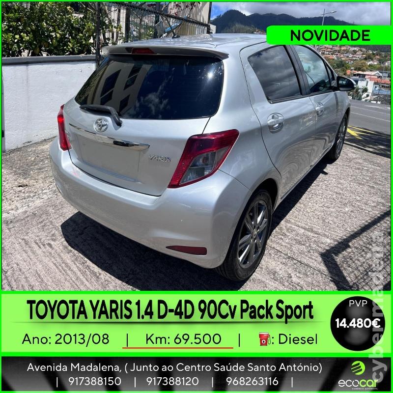 TOYOTA YARIS 1.4 D-4D 90 cv Pack Sport Gasóleo