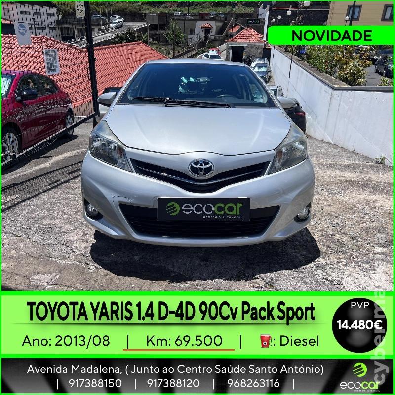 TOYOTA YARIS 1.4 D-4D 90 cv Pack Sport Gasóleo