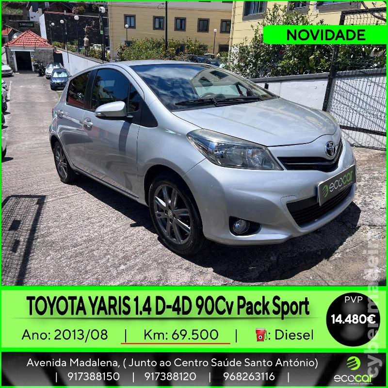 TOYOTA YARIS 1.4 D-4D 90 cv Pack Sport Gasóleo