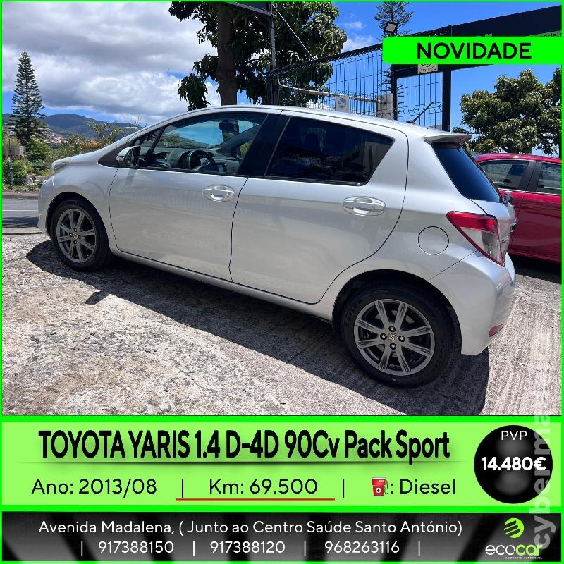 TOYOTA YARIS 1.4 D-4D 90 cv Pack Sport Gasóleo