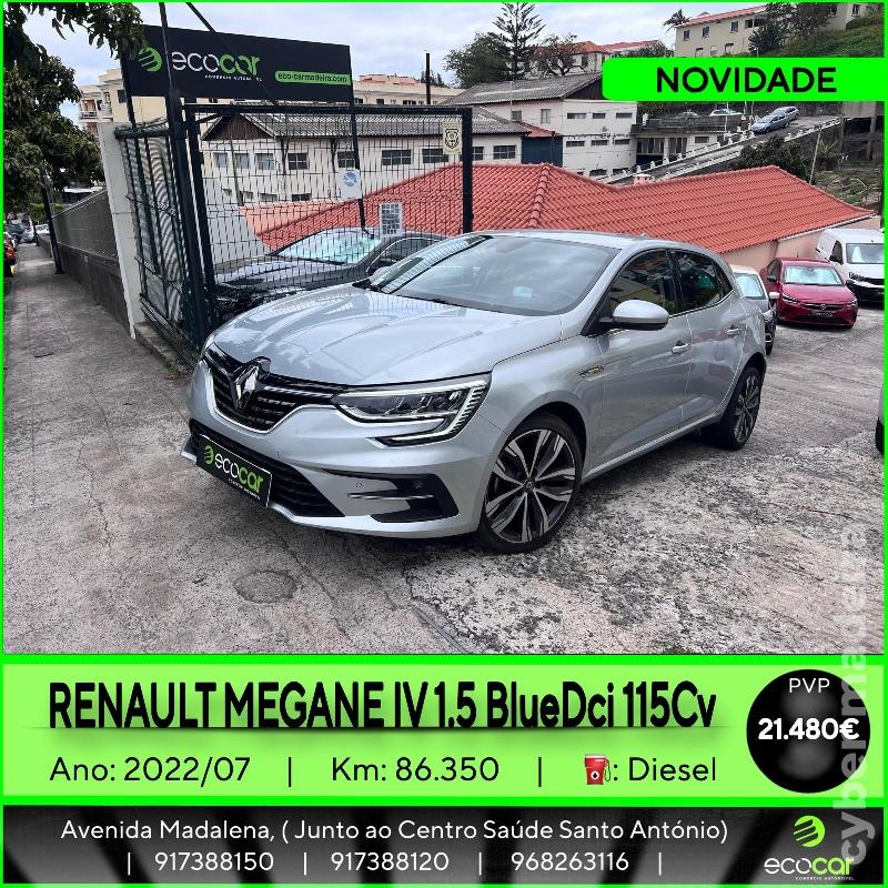 RENAULT MEGANE 1.5 BlueDCI 115 cv Gasóleo