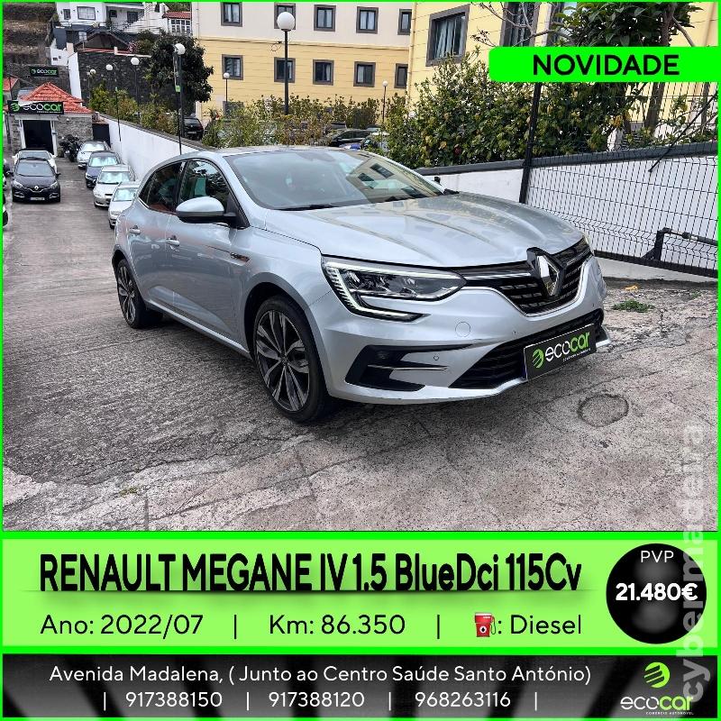 RENAULT MEGANE 1.5 BlueDCI 115 cv Gasóleo