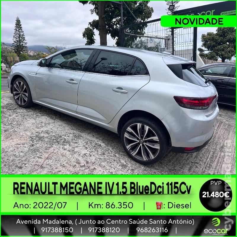 RENAULT MEGANE 1.5 BlueDCI 115 cv Gasóleo