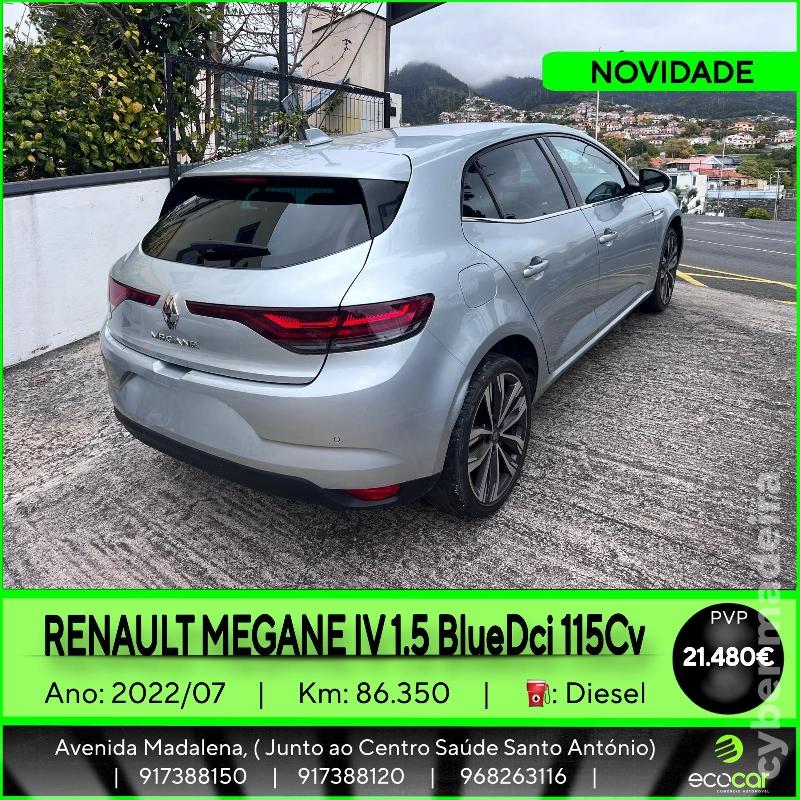 RENAULT MEGANE 1.5 BlueDCI 115 cv Gasóleo