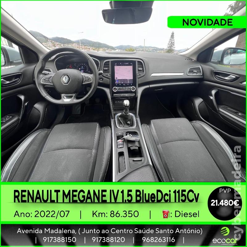 RENAULT MEGANE 1.5 BlueDCI 115 cv Gasóleo