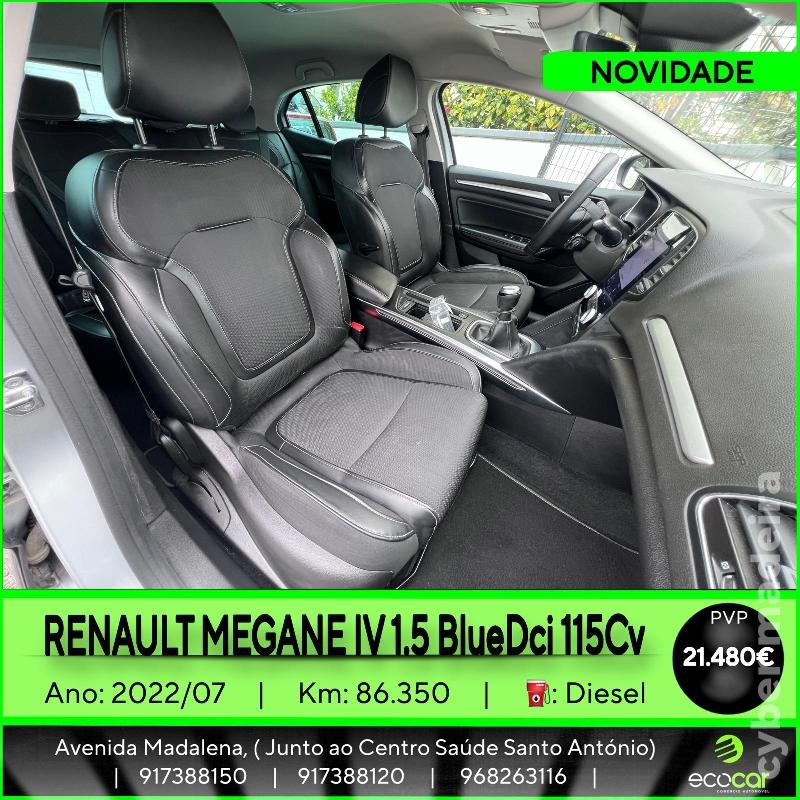 RENAULT MEGANE 1.5 BlueDCI 115 cv Gasóleo